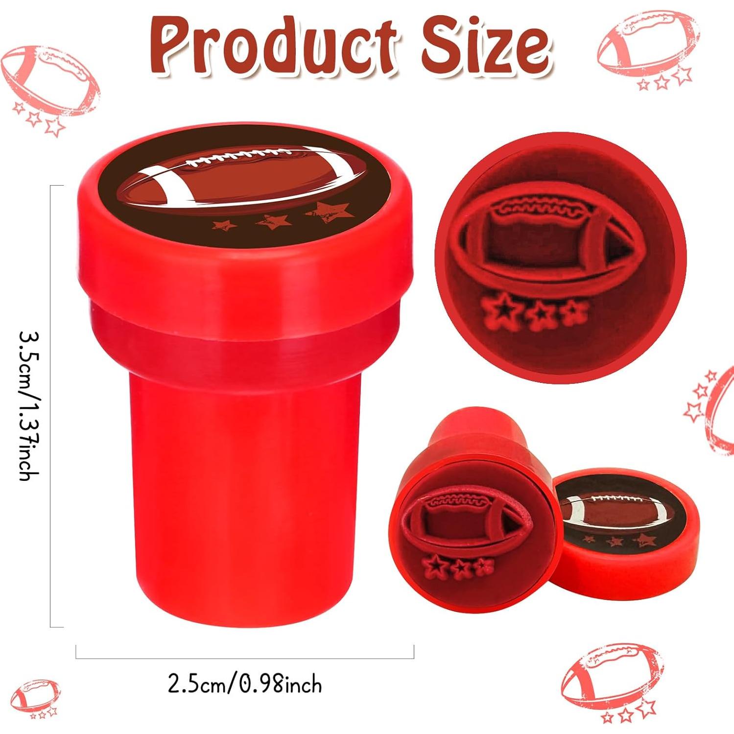 Sellos Temáticos de Deportes Cinrobiye 24 Pcs Pre-Inkados