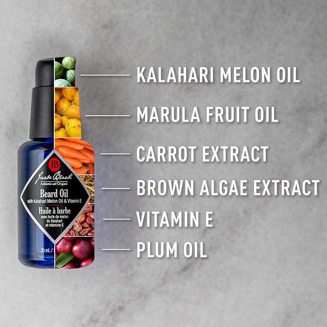 Aceite para Barba Jack Black 9,5cm 0,09kg Cuidado Masculino