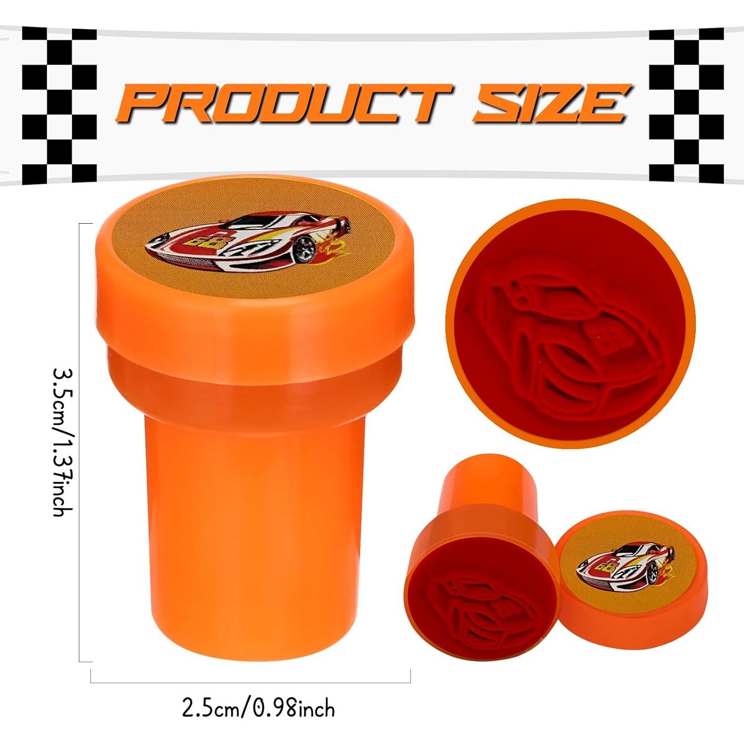 Sellos de Coche de Carreras Cinrobiye 24 Pcs para Niños