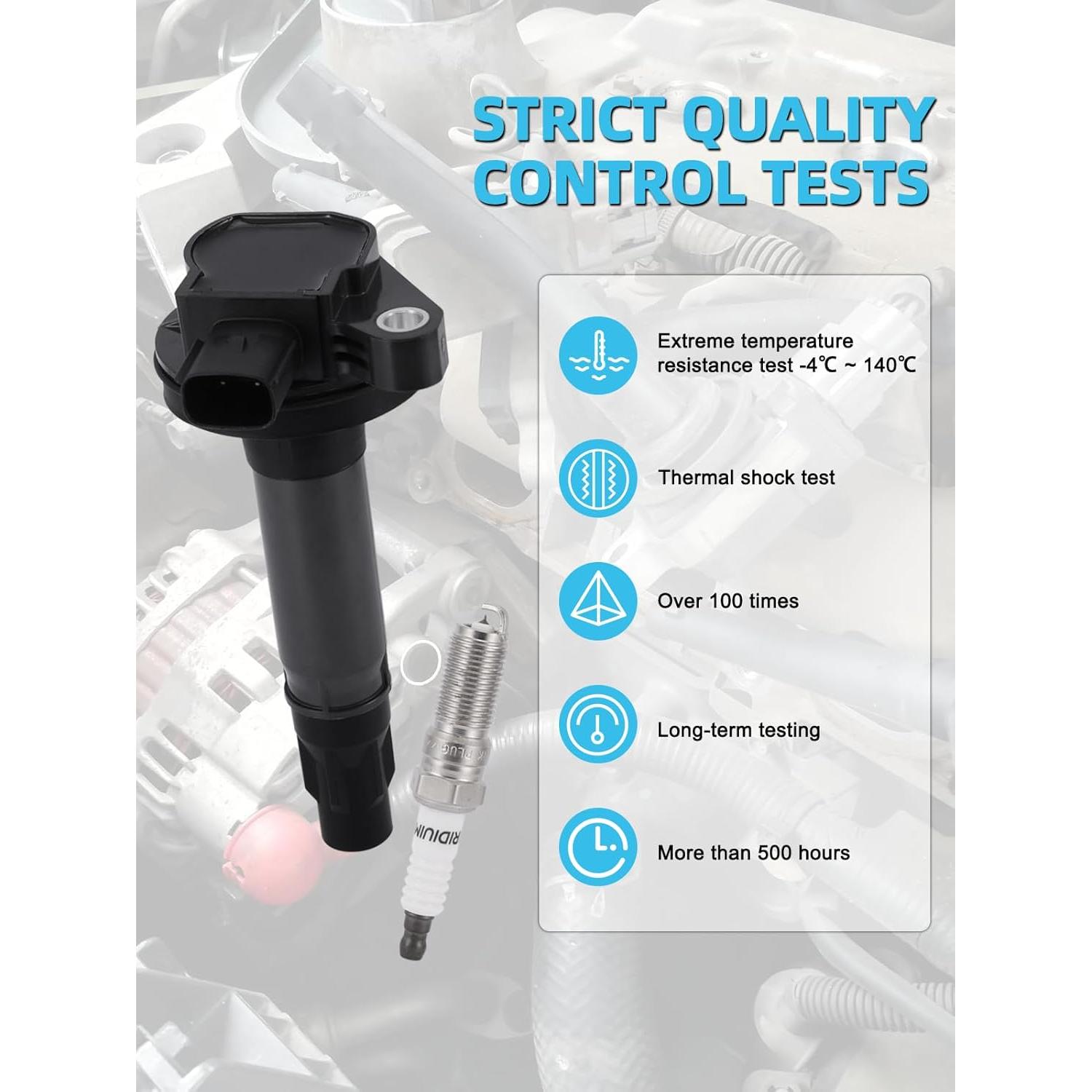 Juego de 6 Bobinas de Encendido TAUTOY UF553 para Ford y Lincoln