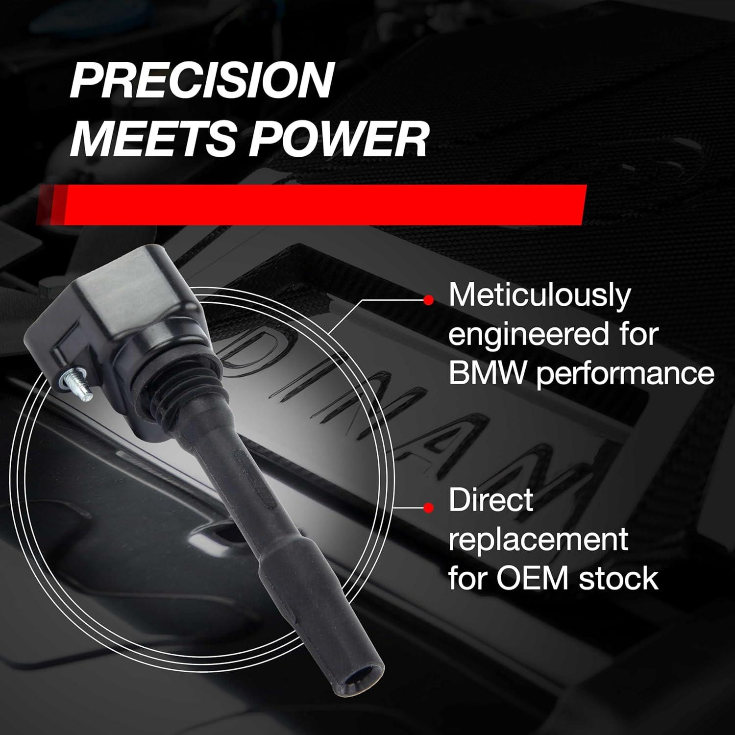 Bobina de Encendido Dinan D650-0008 Negra para BMW Series B y S