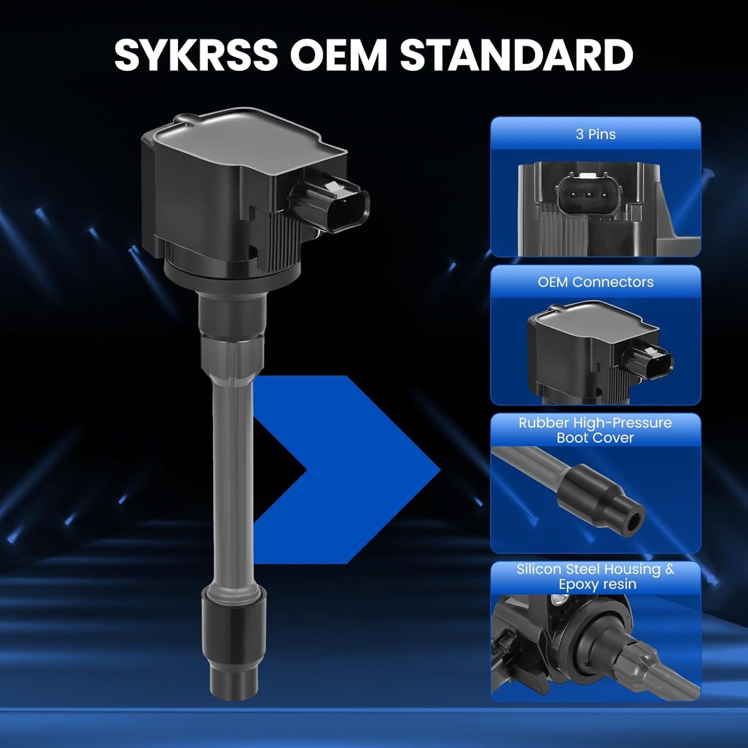 Bobinas de Encendido SYKRSS UF749 para Honda Civic 2016-2020