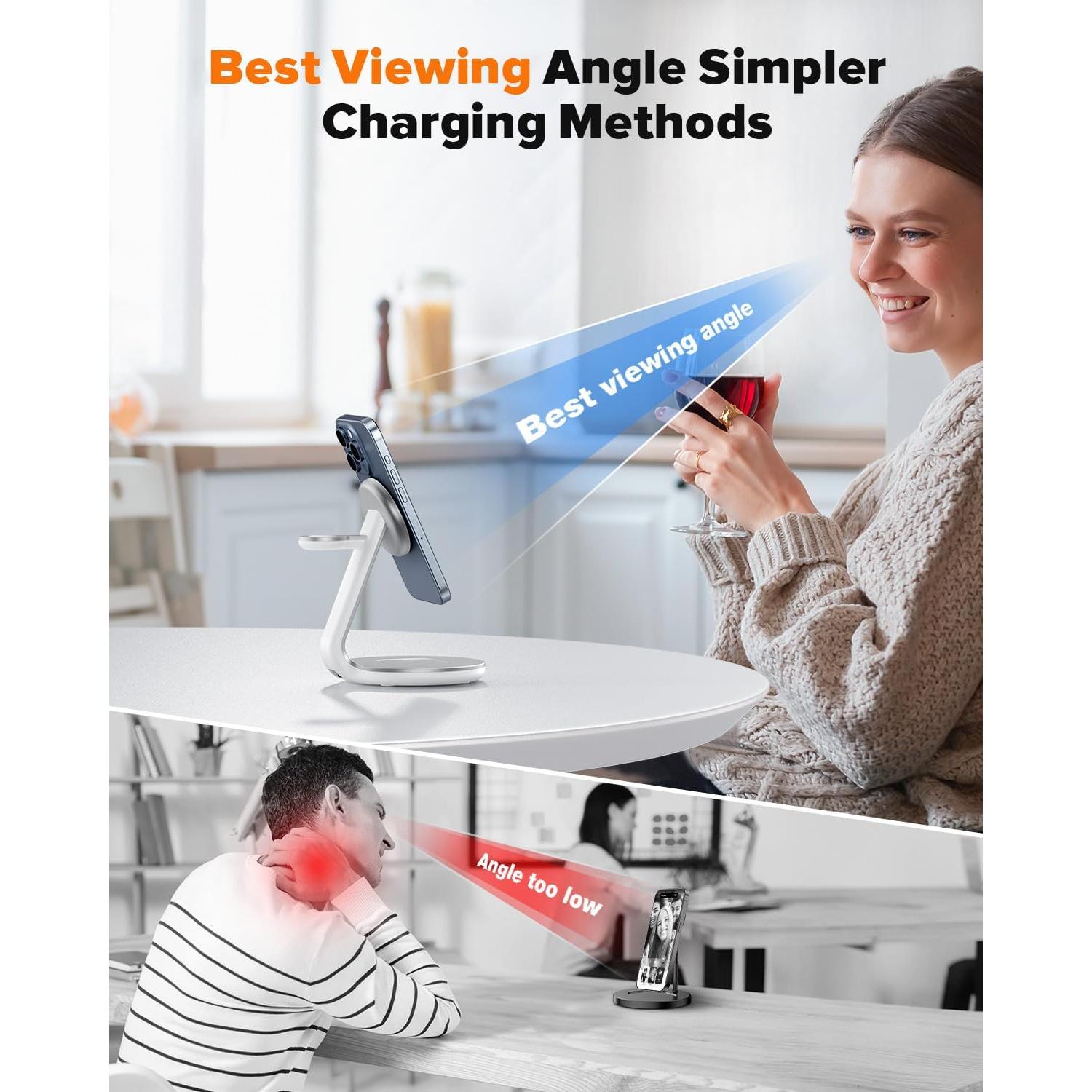 Estación de Carga 3 en 1 HERRBOL para iPhone y iWatch