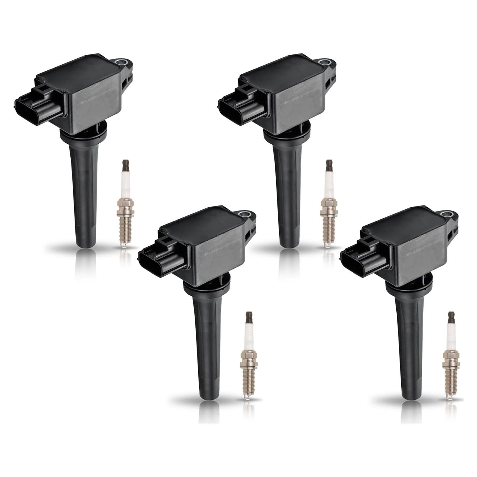 ENA Juego de 4 Bobinas de Encendido y 4 Bujías Iridio Mazda