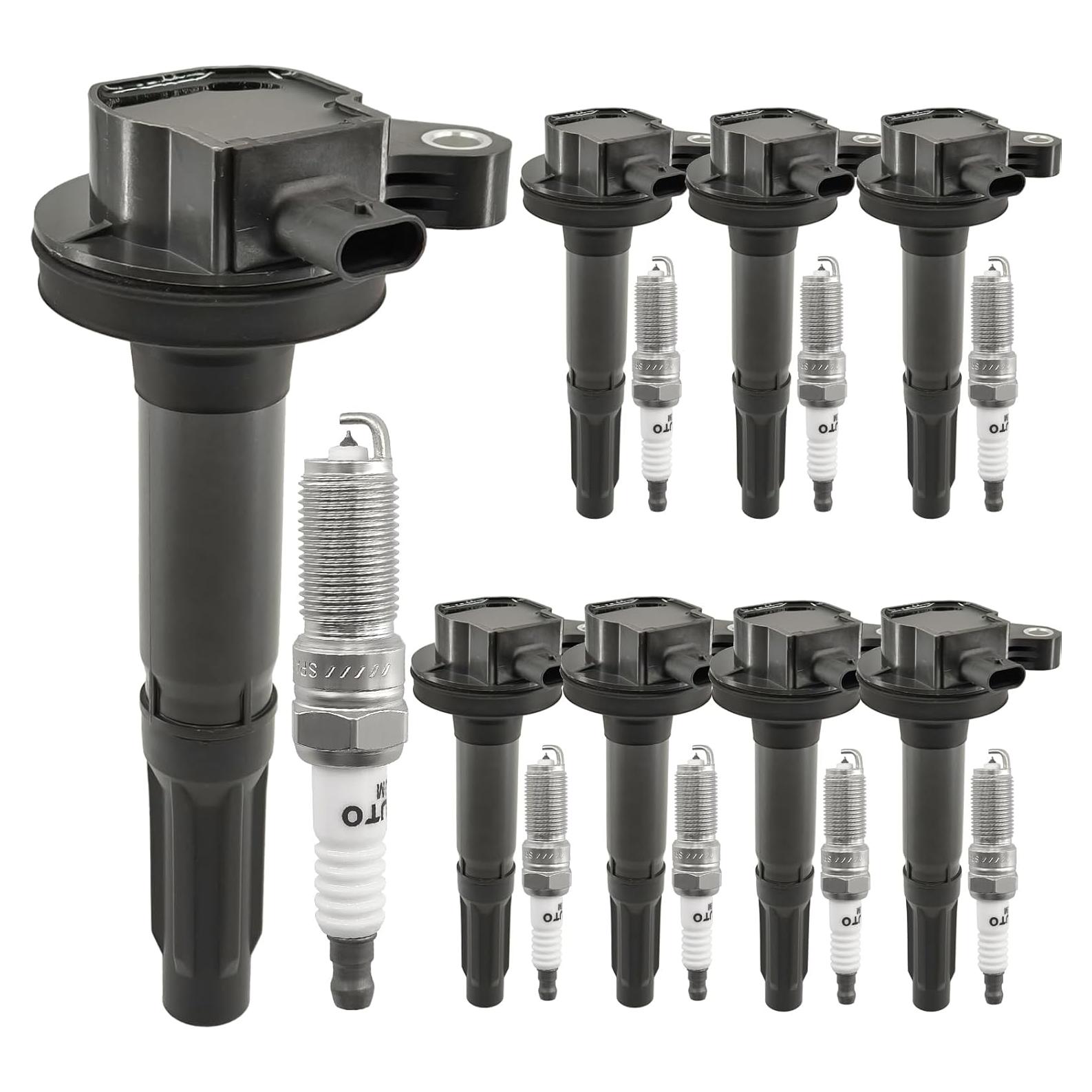 Kit Bobinas de Encendido y Bujías Iridio Barlin Hall 8Pcs Ford V8 5.0L