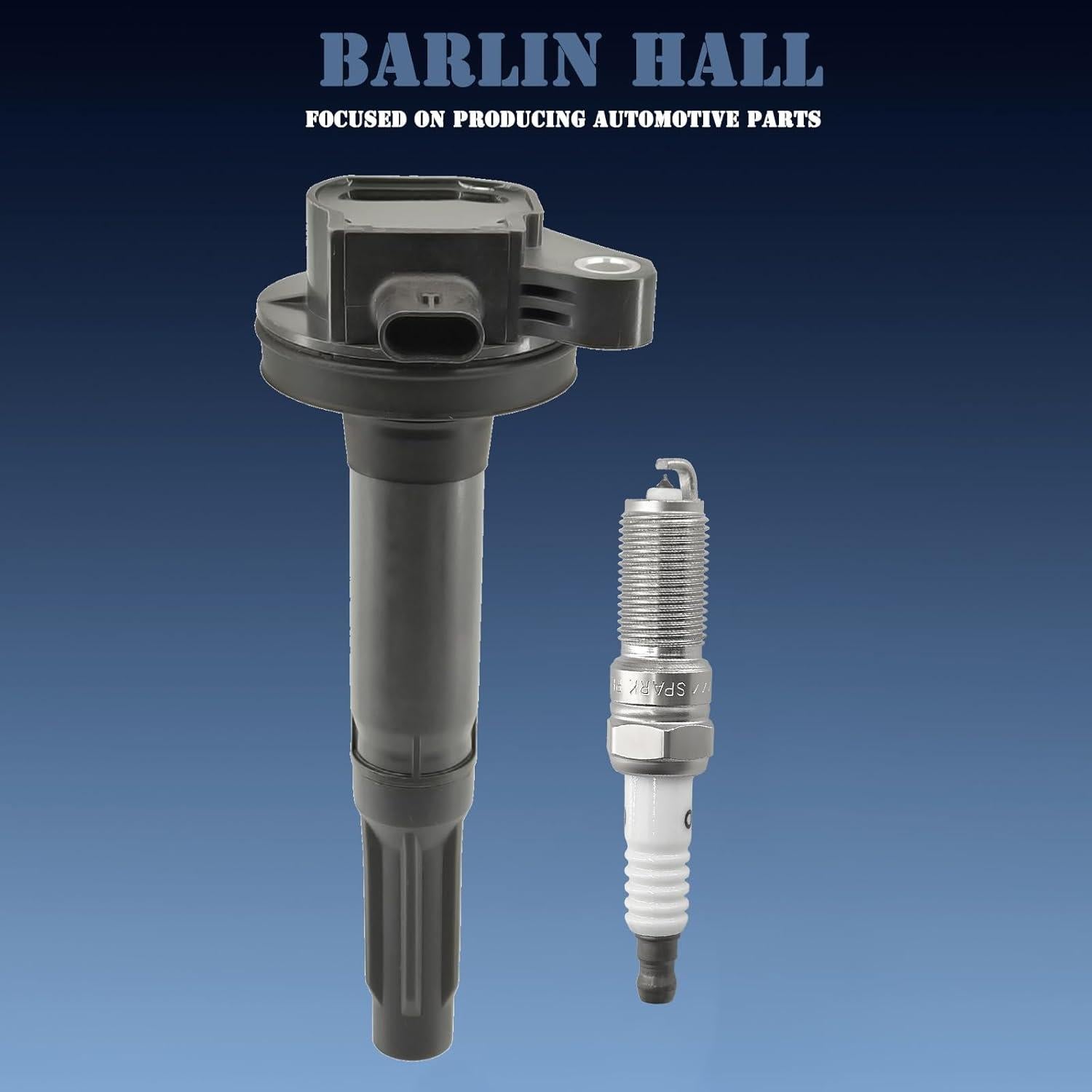 Kit Bobinas de Encendido y Bujías Iridio Barlin Hall 8Pcs Ford V8 5.0L