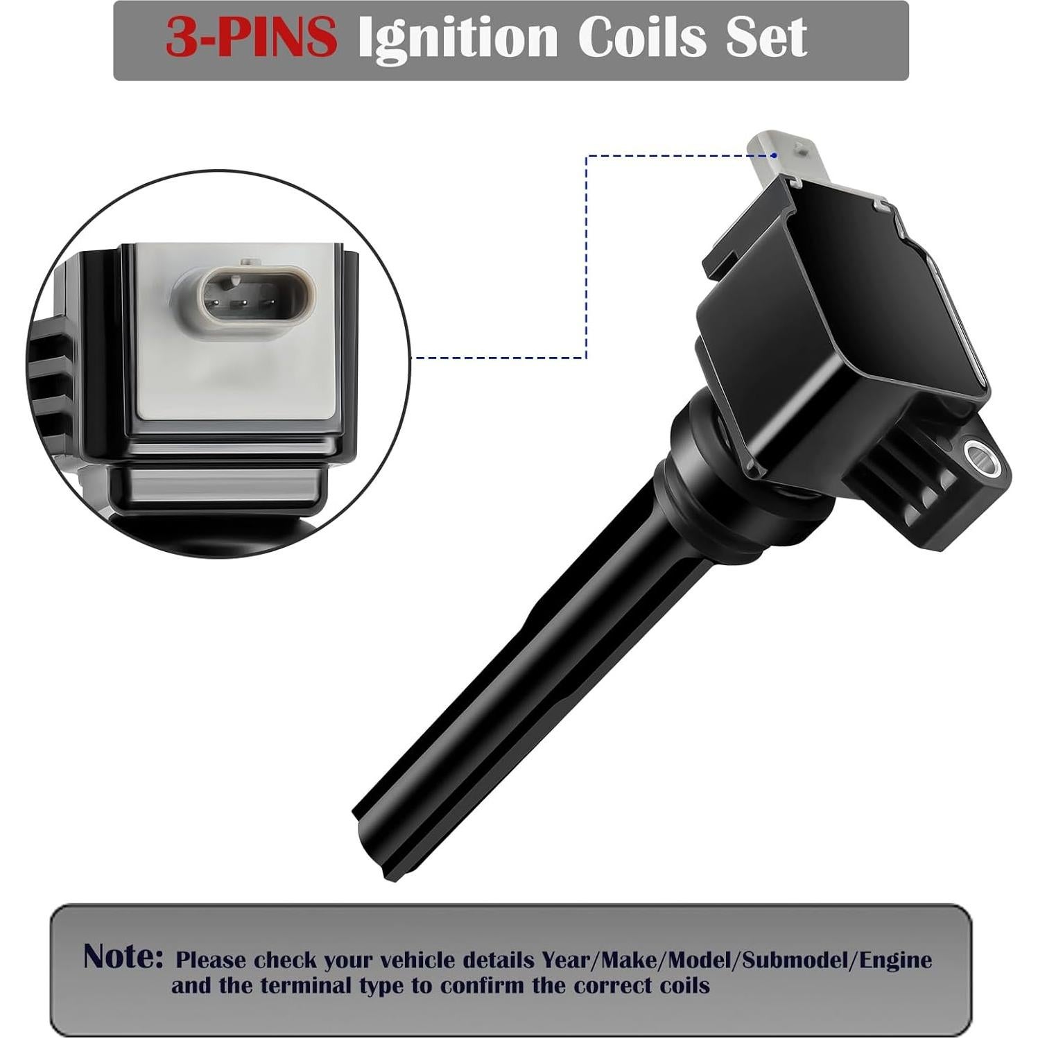 Paquete de bobinas de encendido y bujías LCWRGS Ford 3.5 V6 2017-2022