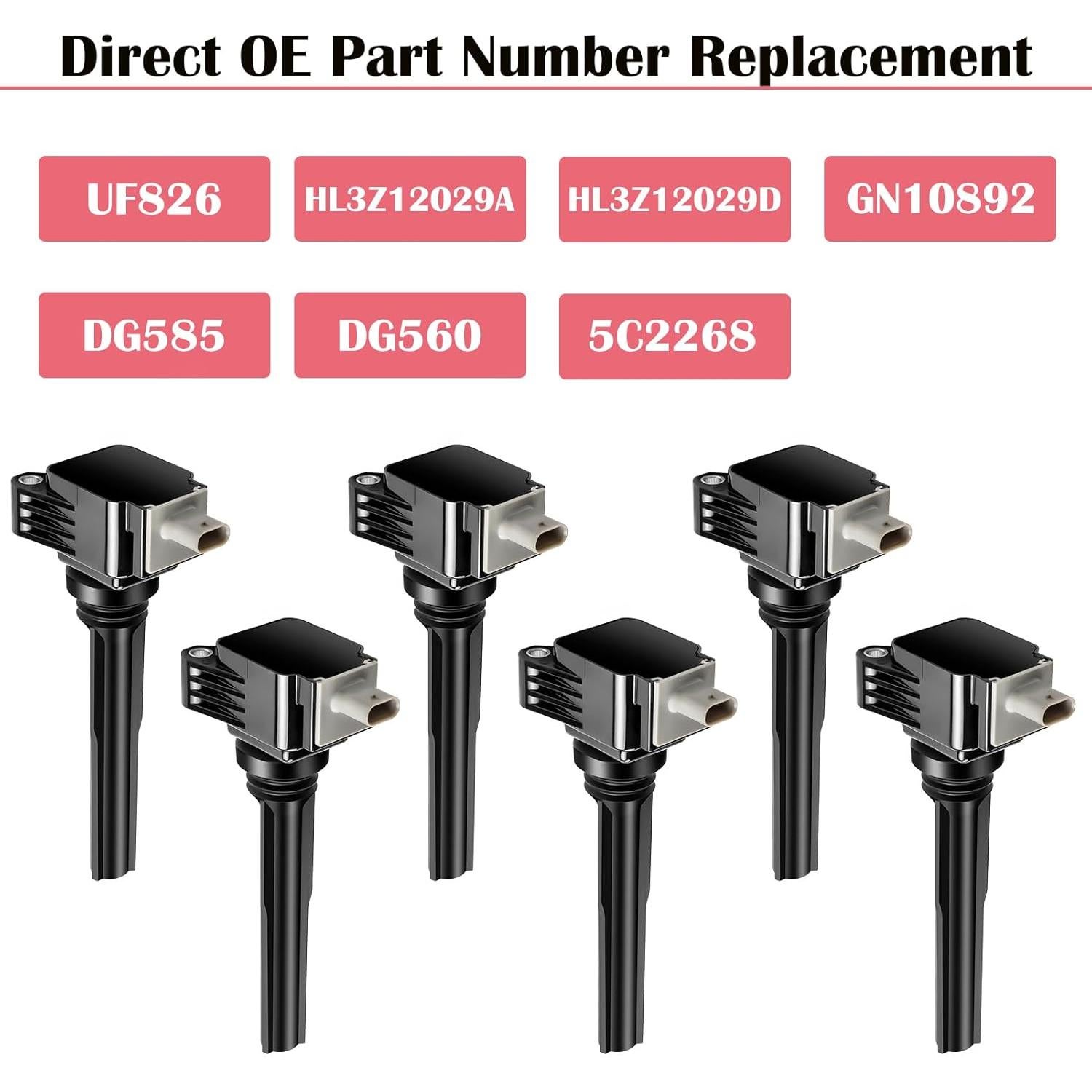 Paquete de bobinas de encendido y bujías LCWRGS Ford 3.5 V6 2017-2022