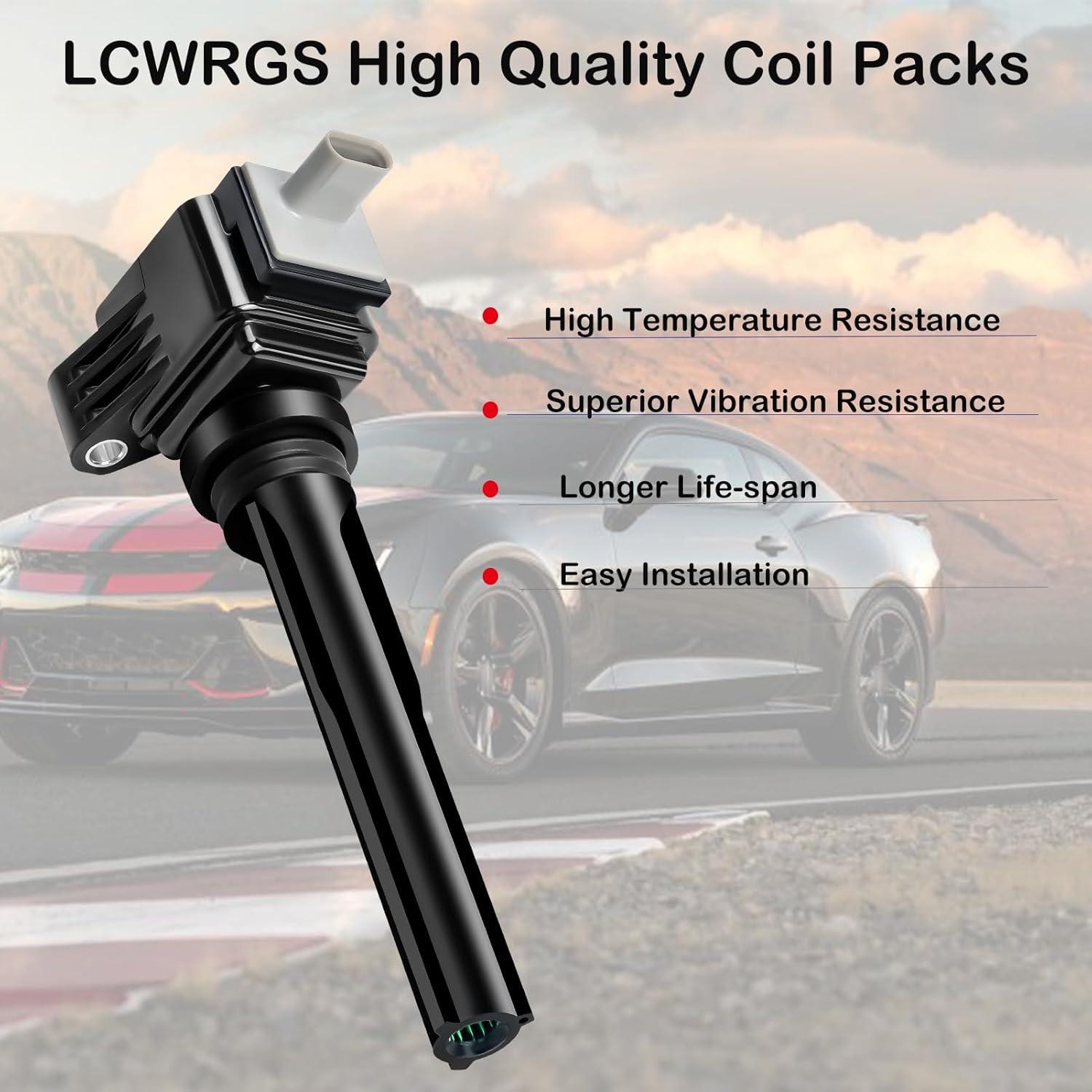 Paquete de bobinas de encendido y bujías LCWRGS Ford 3.5 V6 2017-2022