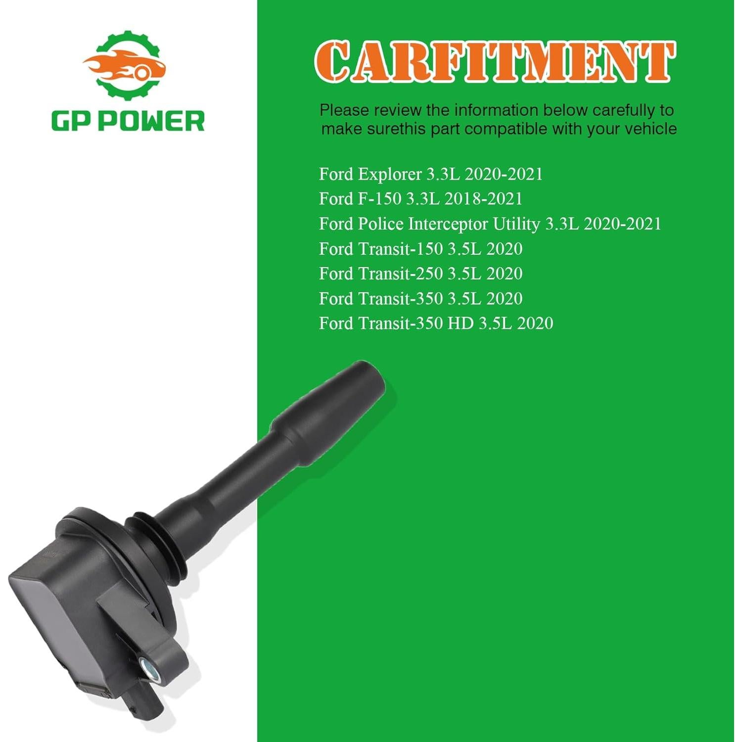 Juego de bobinas de encendido GP POWER para Ford 3.3L y 3.5L