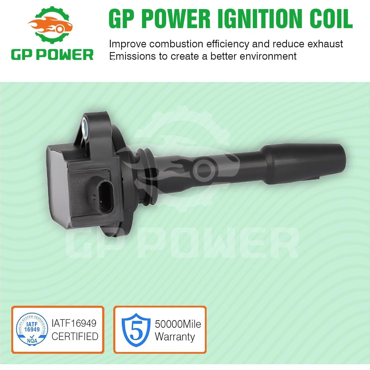 Juego de bobinas de encendido GP POWER para Ford 3.3L y 3.5L