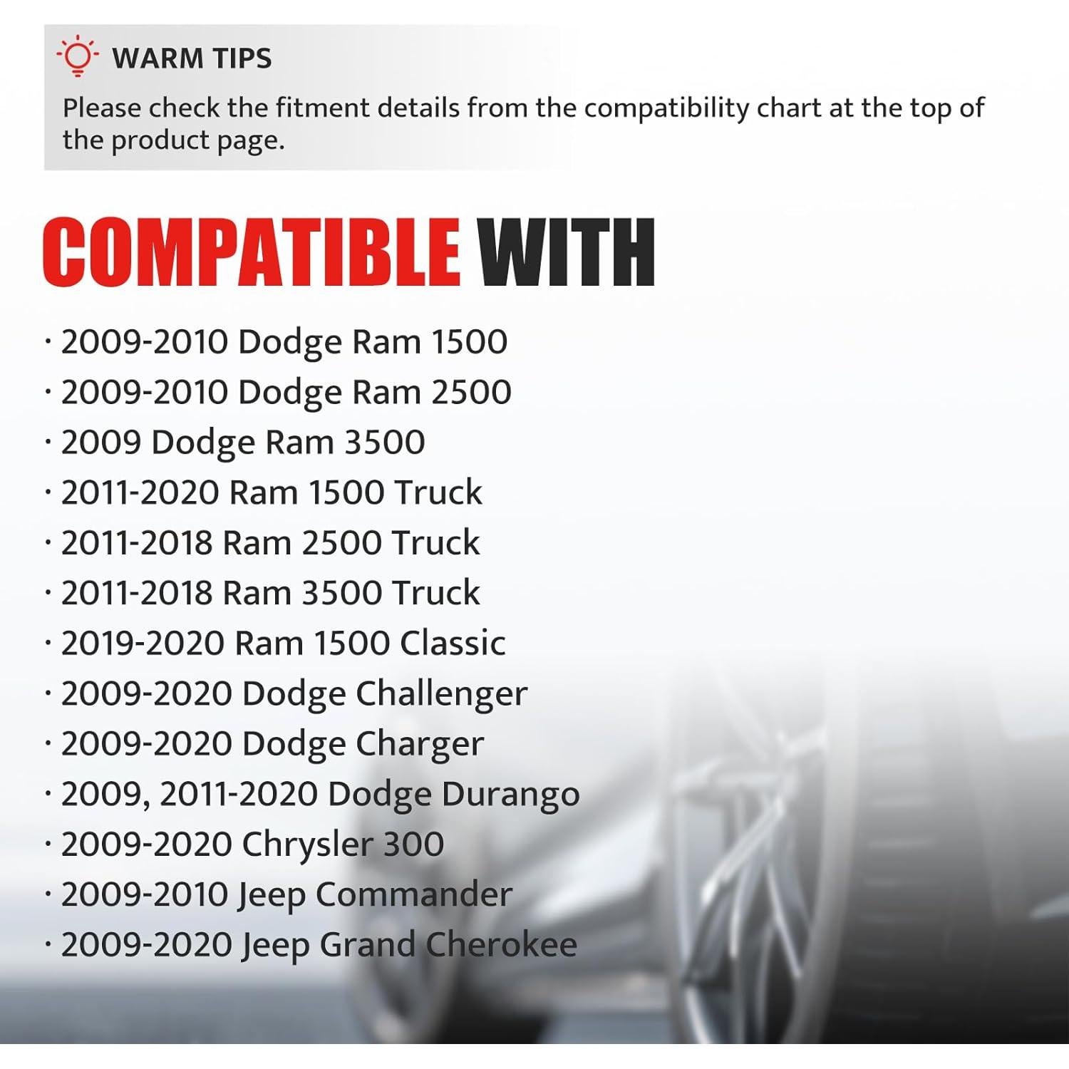 Juego de 8 Bobinas de Encendido y Bujías NPAUTO 5.7L Hemi 2009-2020