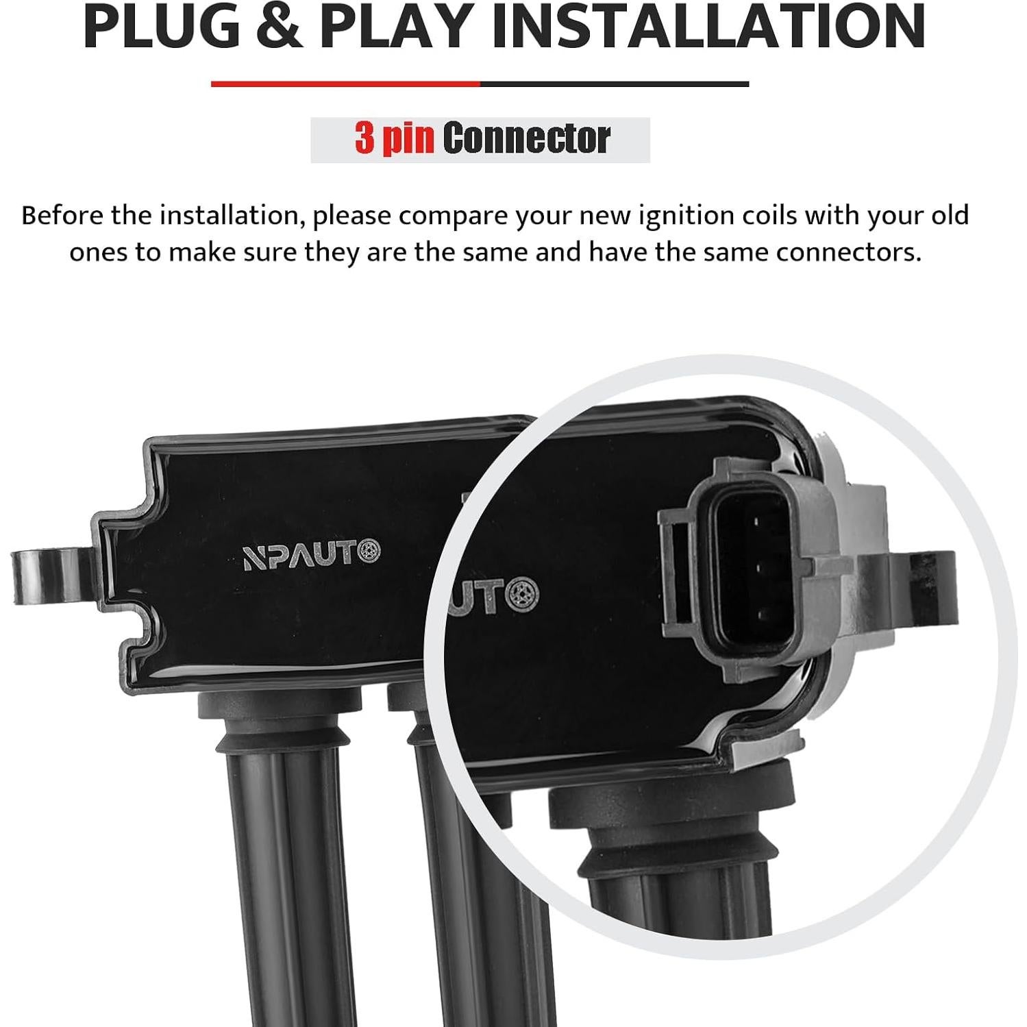 Juego de 8 Bobinas de Encendido y Bujías NPAUTO 5.7L Hemi 2009-2020