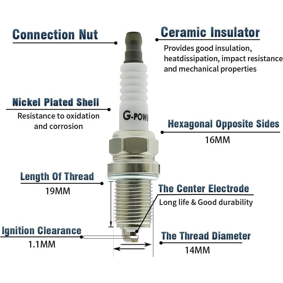 Juego de 6 Bobinas de Encendido y Bujías CNPAPC UF270