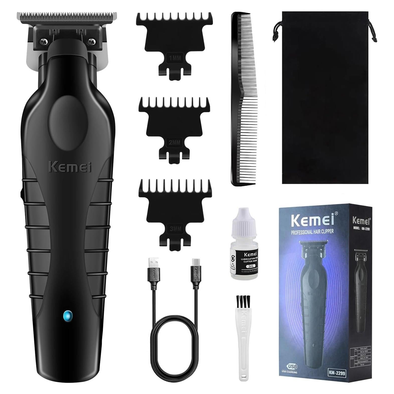 Cortadora Inalámbrica KEMEI 2299 con Cuchilla DLC