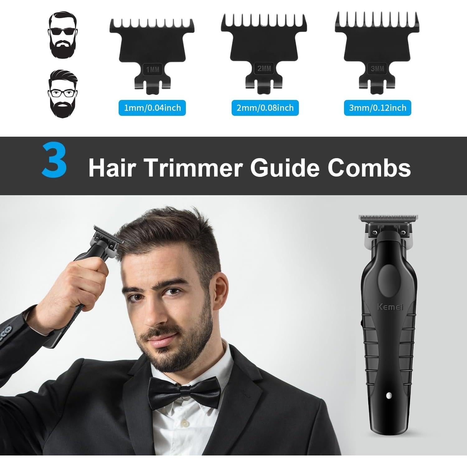 Cortadora Inalámbrica KEMEI 2299 con Cuchilla DLC