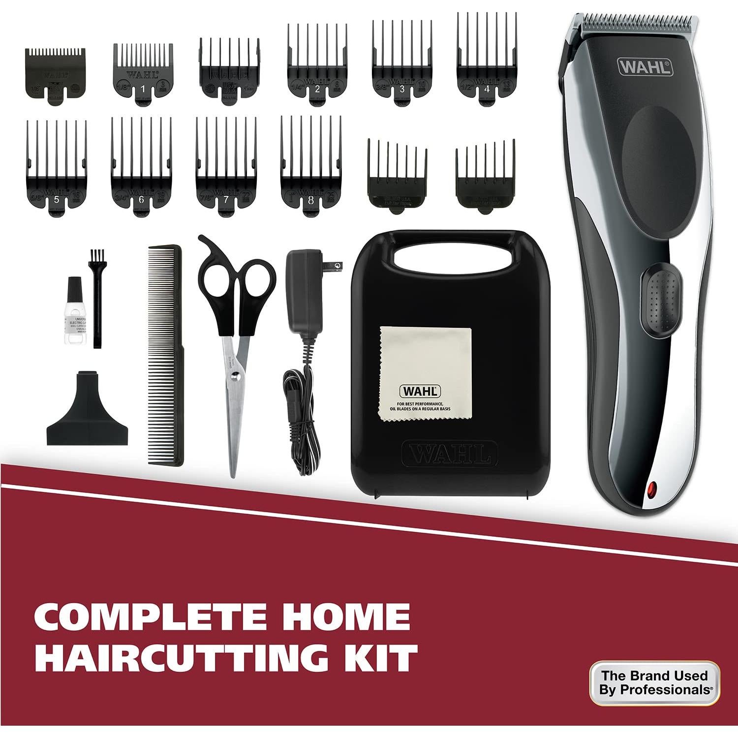 Cortapelos Wahl Clipper Recargable 21 Piezas 79434