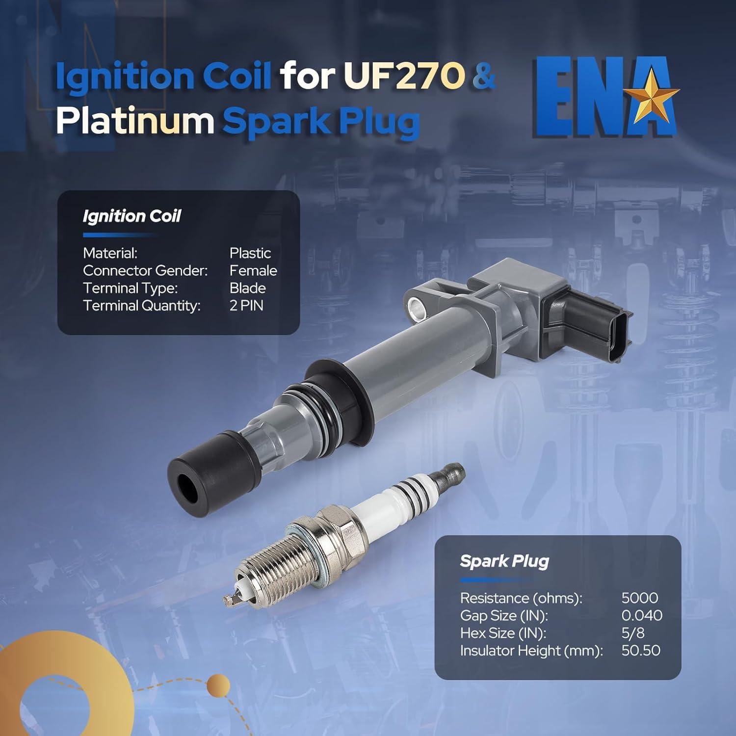 Paquete 6 Bobinas de Encendido y Bujías ENA 3.7L V6 Jeep/Dodge