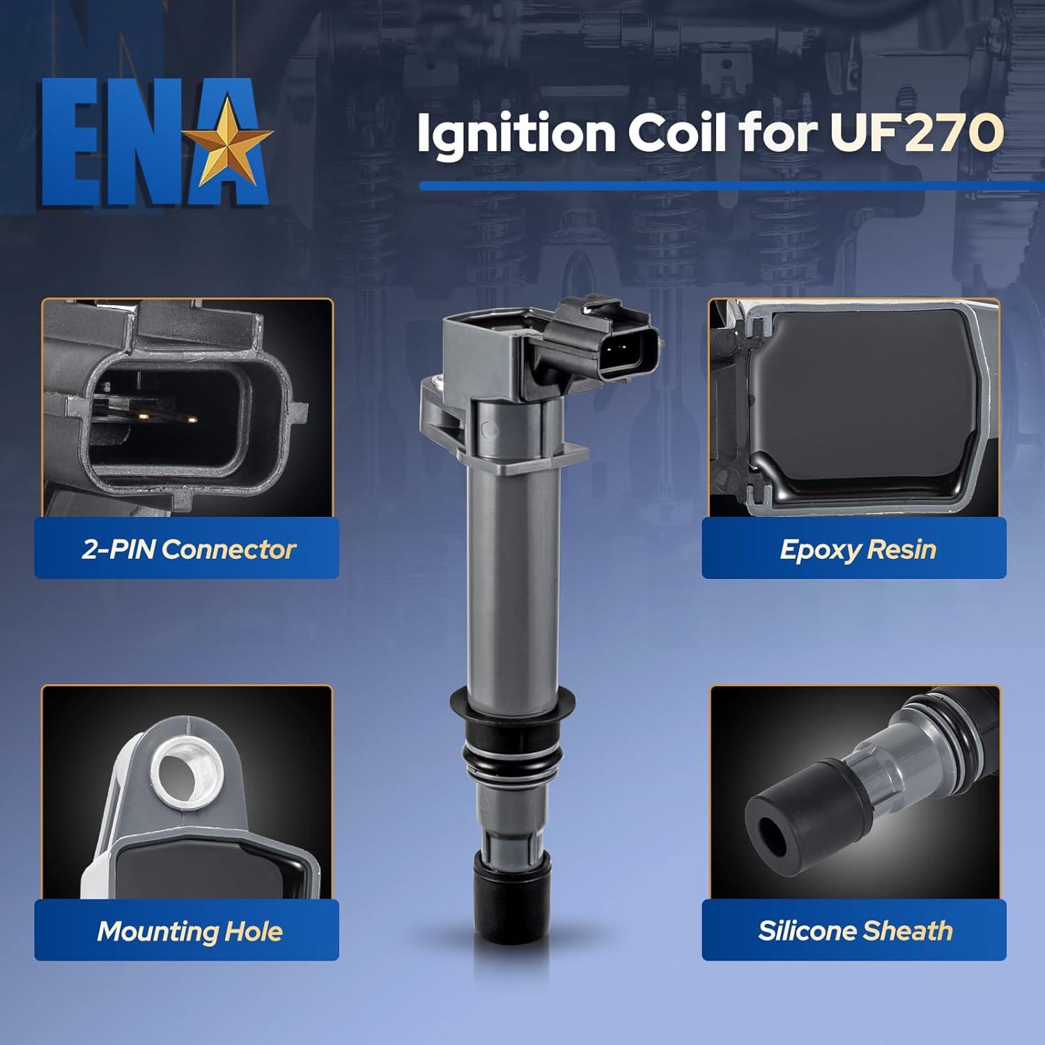 Paquete 6 Bobinas de Encendido y Bujías ENA 3.7L V6 Jeep/Dodge