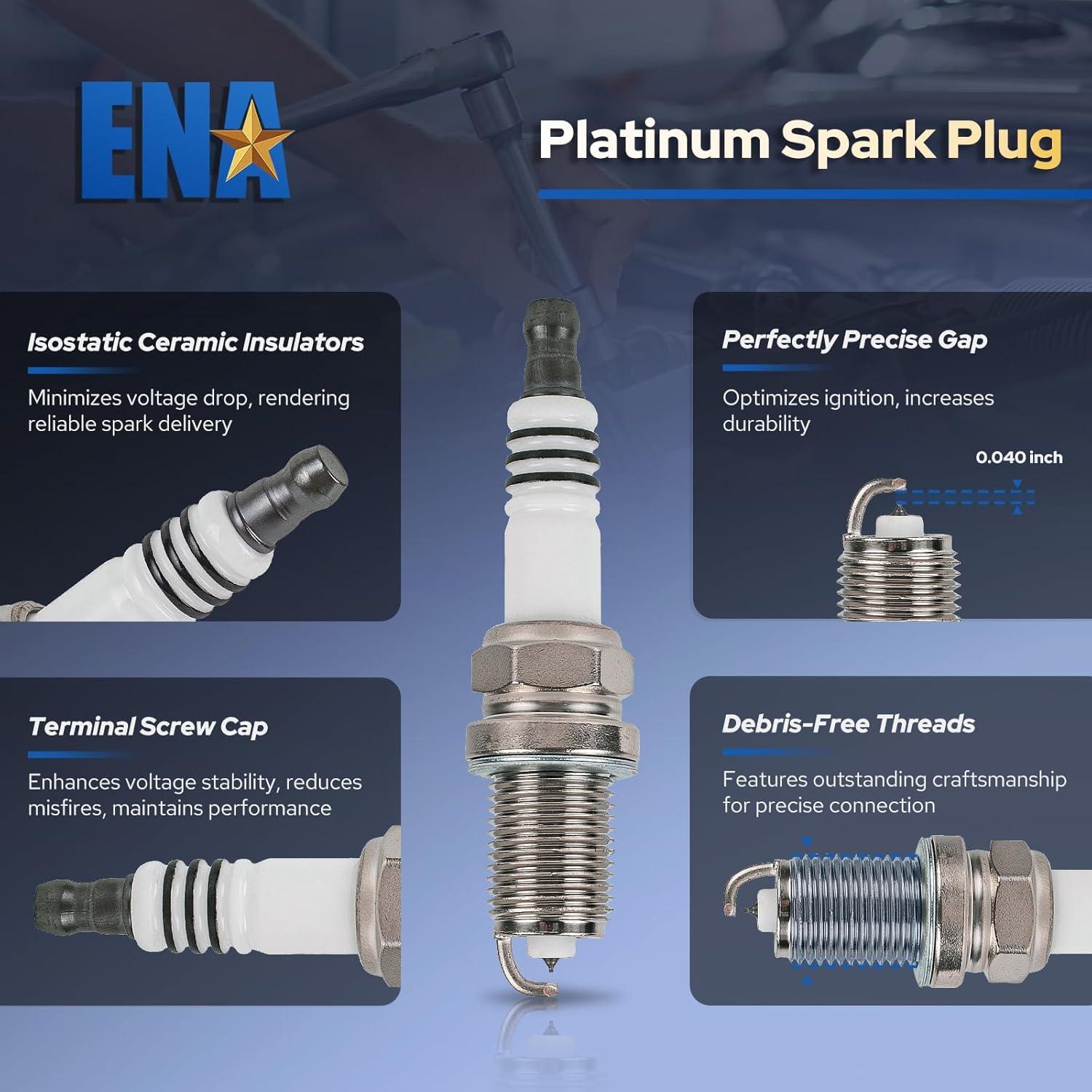 Paquete 6 Bobinas de Encendido y Bujías ENA 3.7L V6 Jeep/Dodge