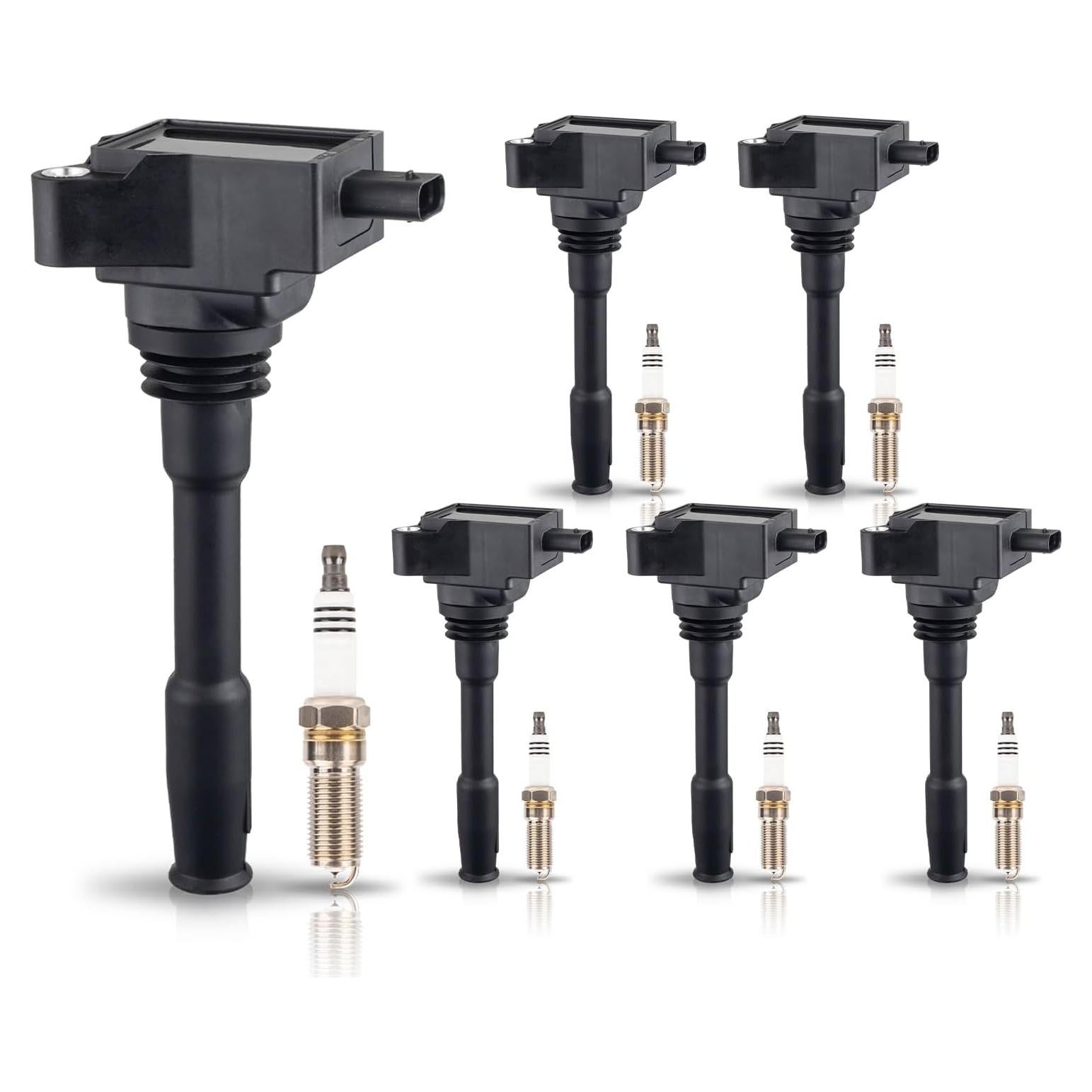 ENA Juego de 6 Bobinas de Encendido y Bujías Iridio Ford Lincoln