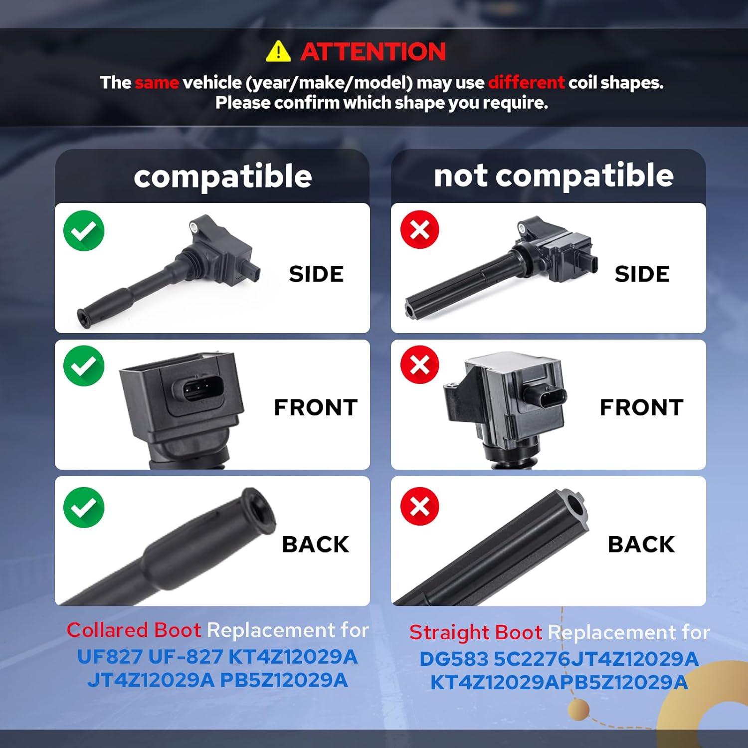 ENA Juego de 6 Bobinas de Encendido y Bujías Iridio Ford Lincoln