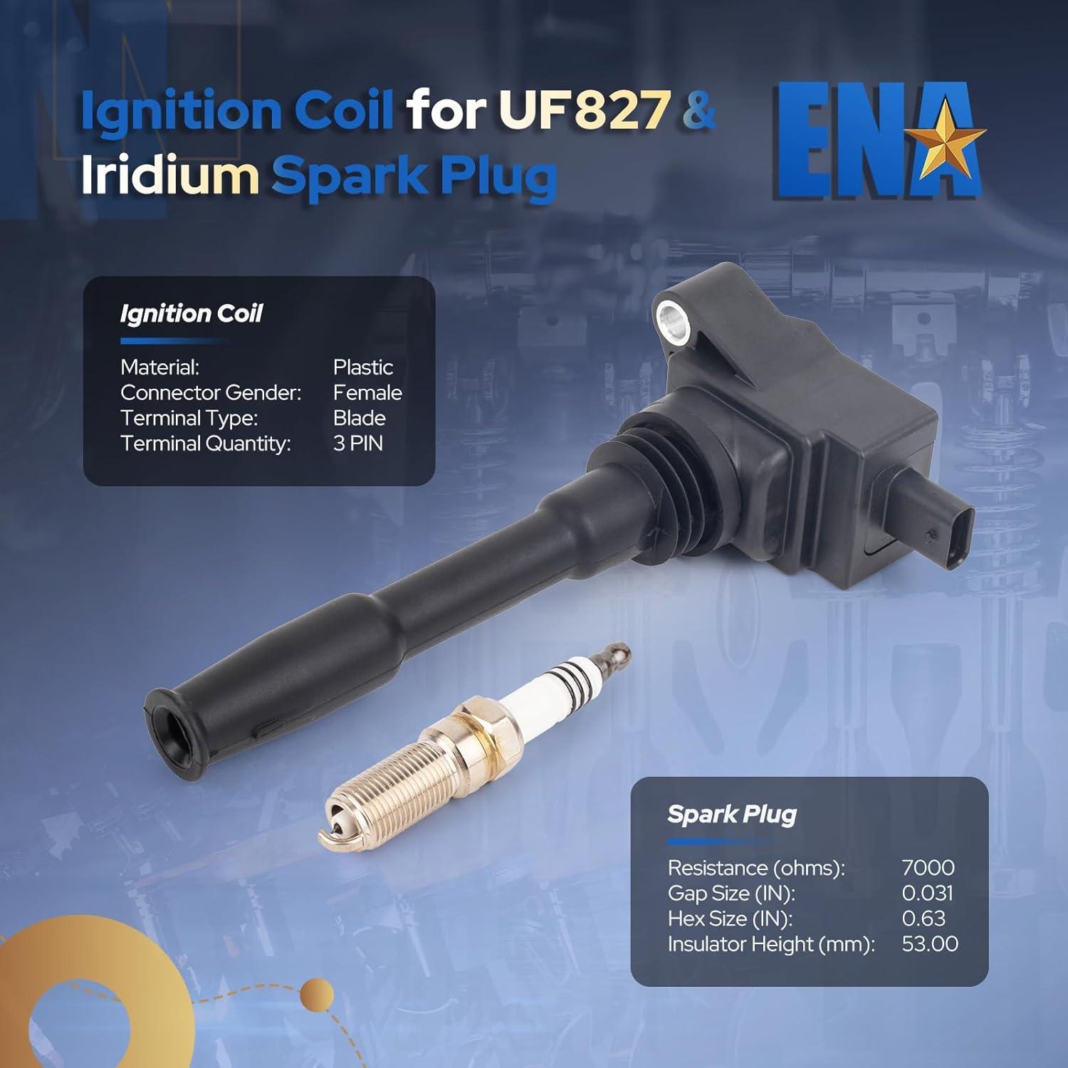 ENA Juego de 6 Bobinas de Encendido y Bujías Iridio Ford Lincoln