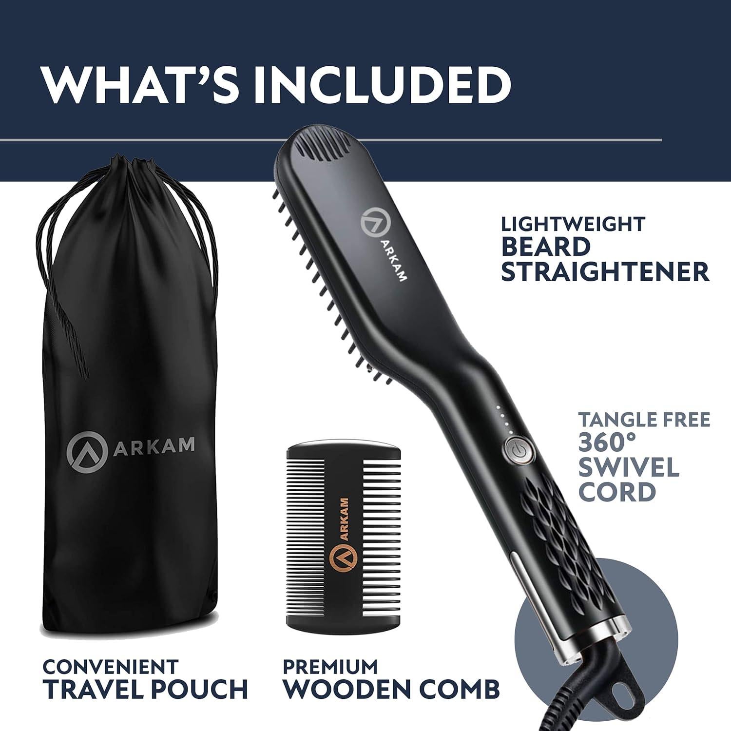 Plancha de Barba ARKAM WT-023 - Kit Calentado con Peine