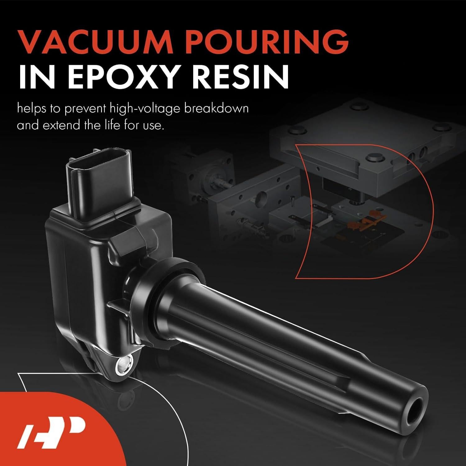 Bobinas de Encendido A-Premium para Scion y Toyota - Paquete de 4