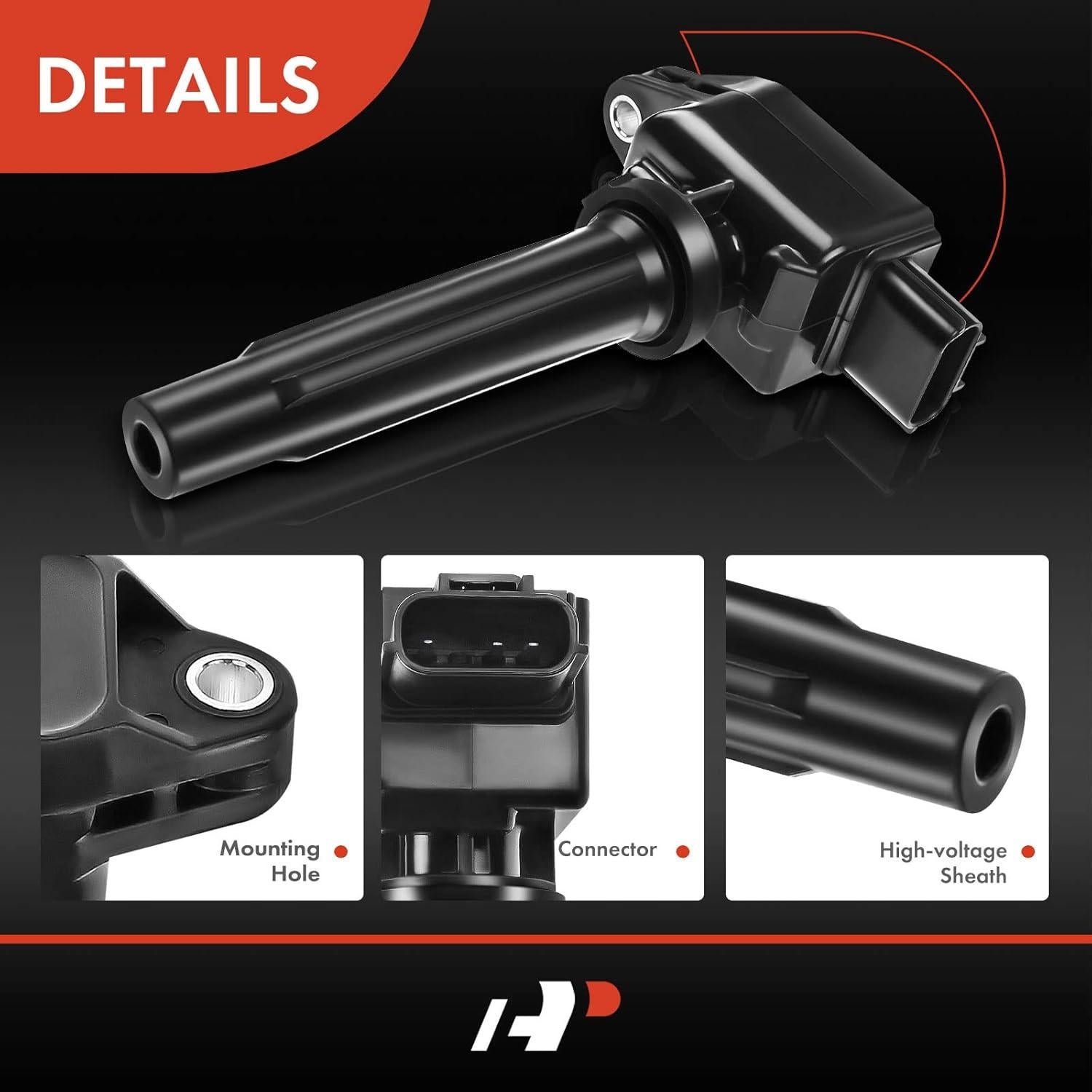 Bobinas de Encendido A-Premium para Scion y Toyota - Paquete de 4