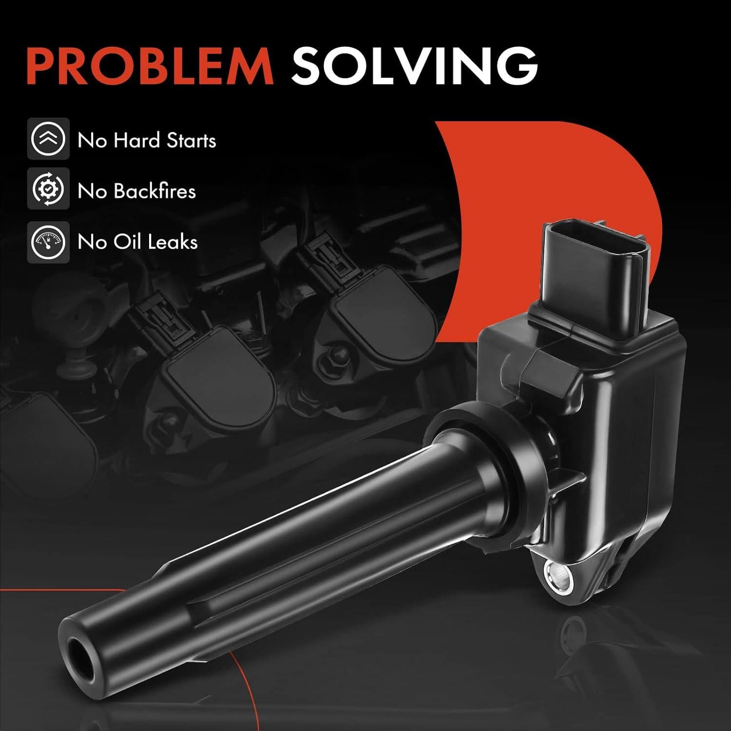 Bobinas de Encendido A-Premium para Scion y Toyota - Paquete de 4