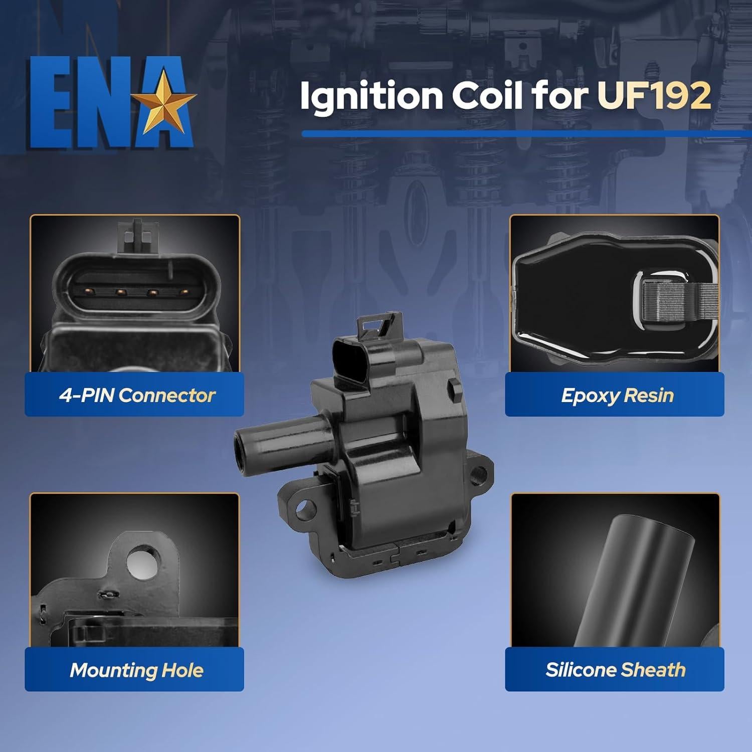 Bobinas de Encendido ENA para Chevrolet V8 5.7L 8 Piezas