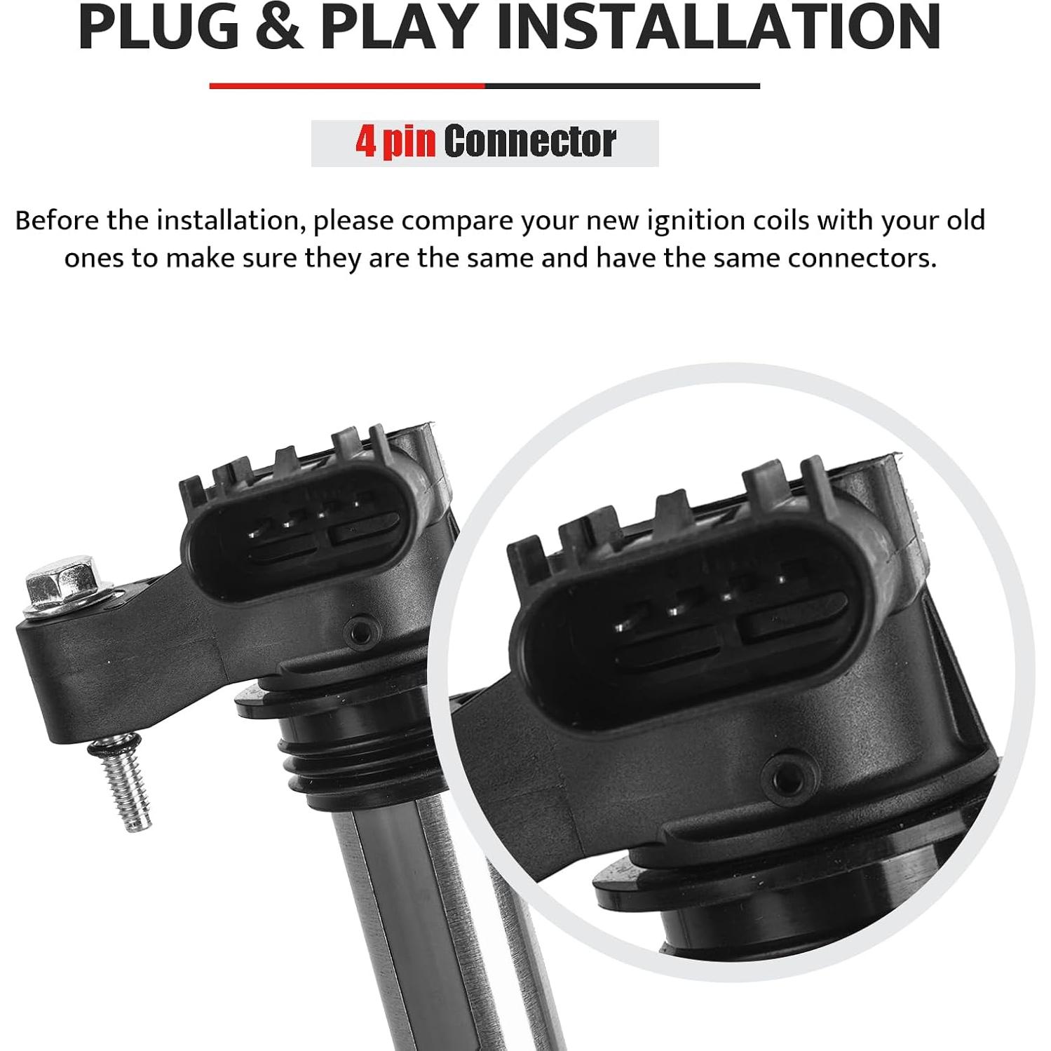 Juego de 6 Bobinas de Encendido y Bujías NPAUTO UF569