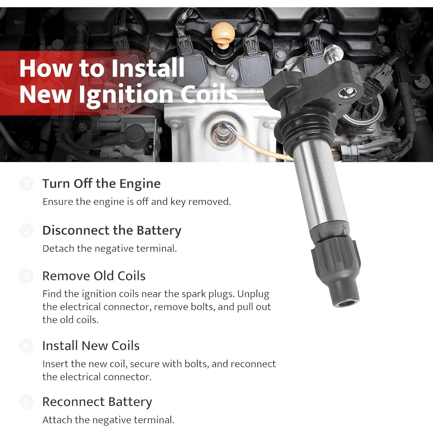 Juego de 6 Bobinas de Encendido y Bujías NPAUTO UF569