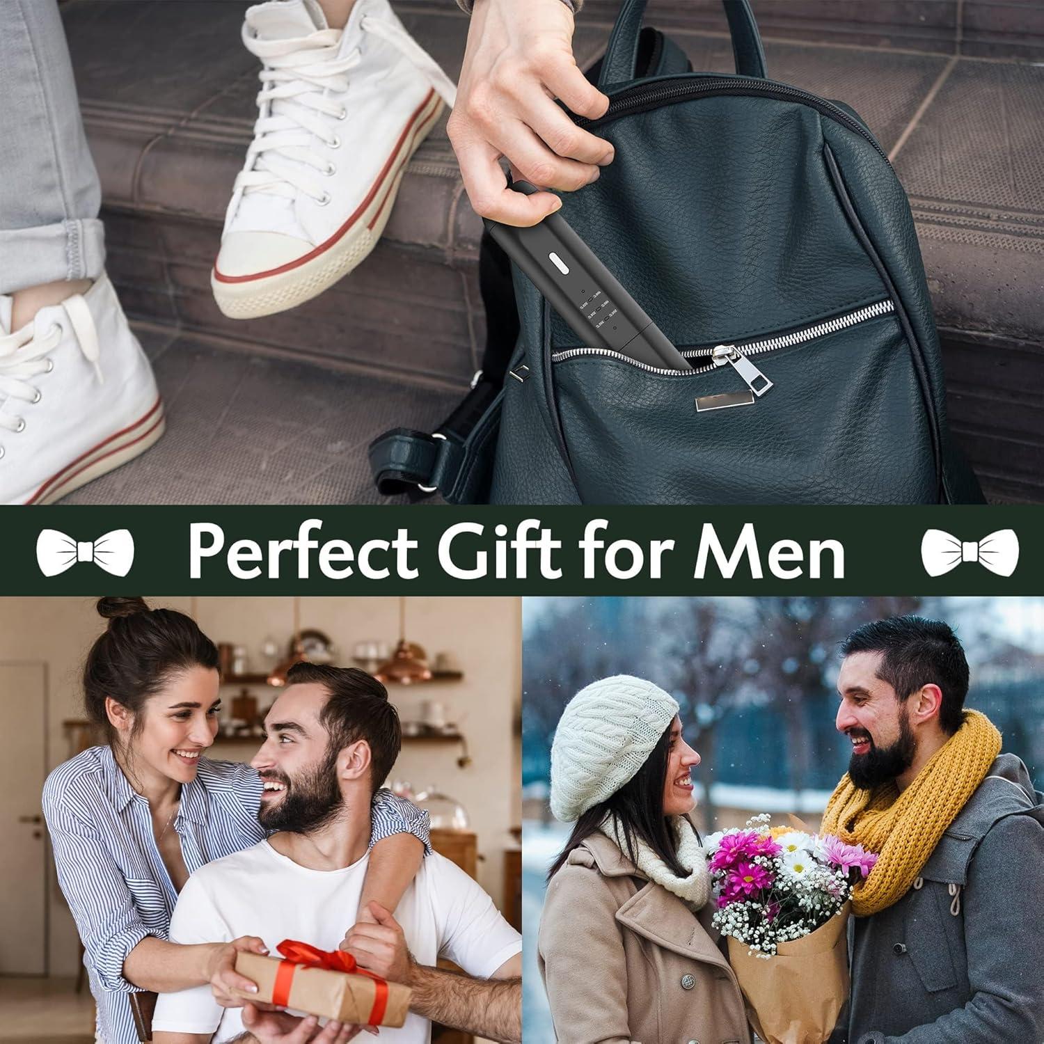 Alisador de Barba Inalámbrico REHOYO con 3 Temperaturas