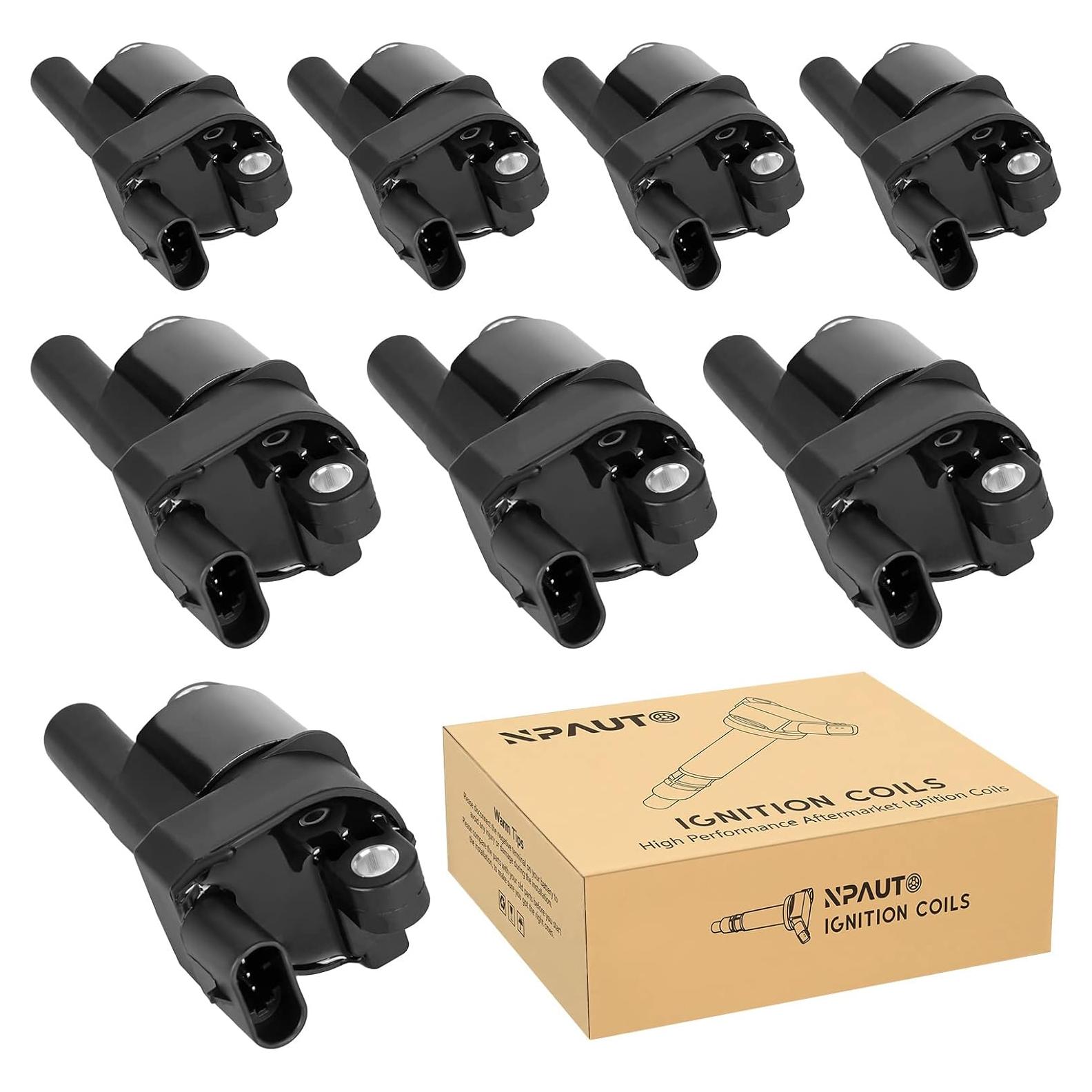 Juego de 8 Bobinas de Encendido NPAUTO UF414 V8 4.8L 5.3L 6.0L