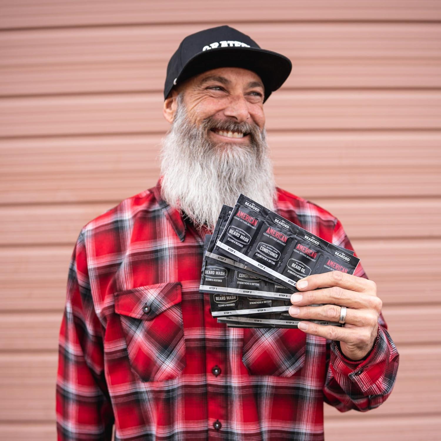 Kit de Cuidado de Barba Live Bearded con Peine y Fragancias