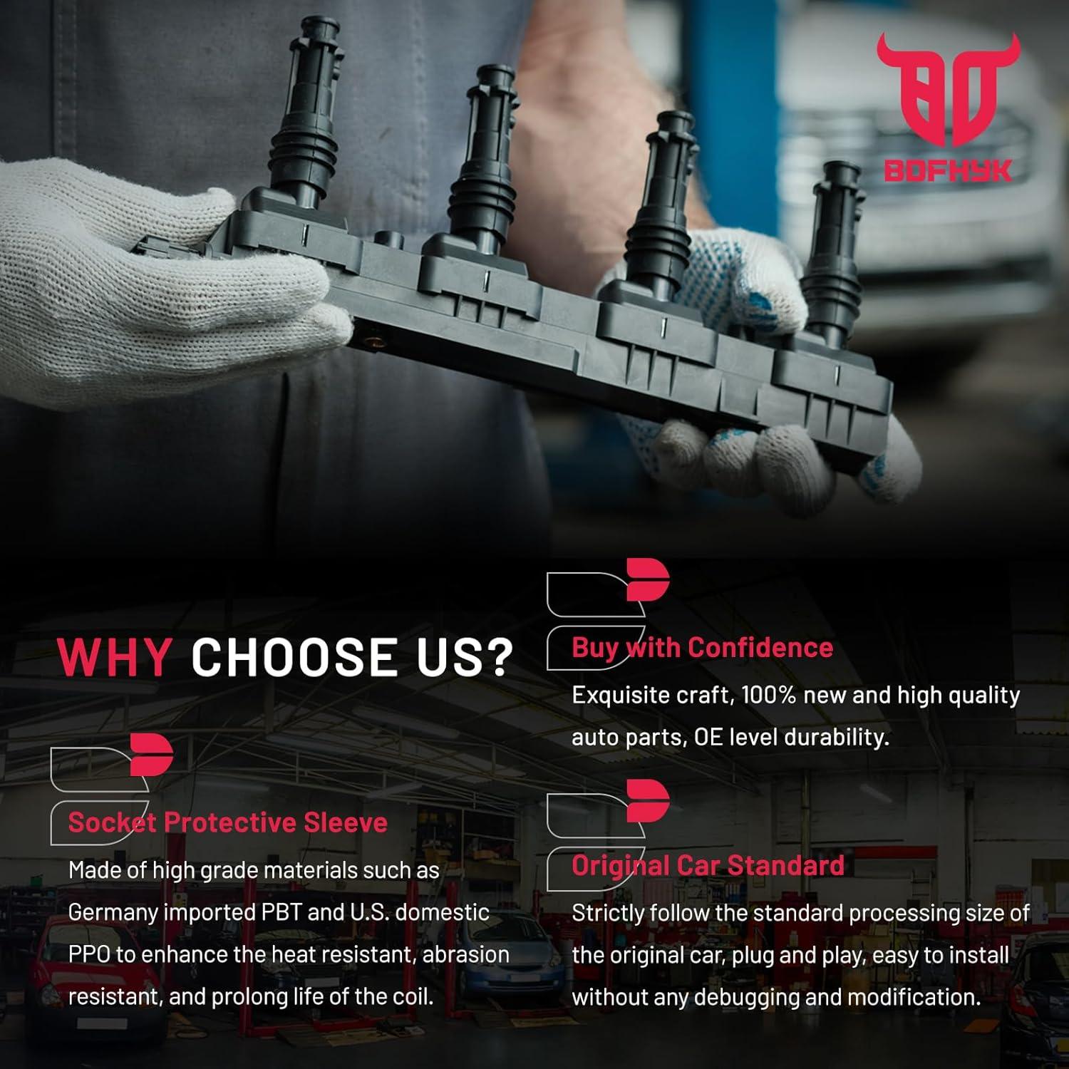 Bobinas de Encendido BDFHYK UF374 para Honda Civic 2003-2011