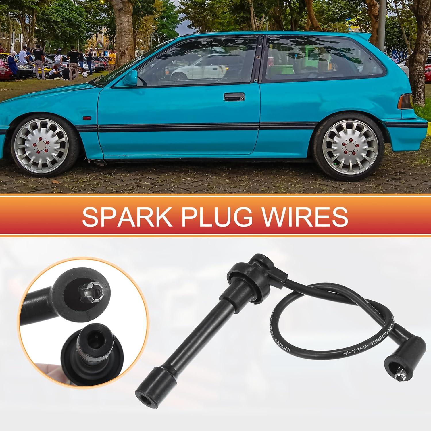 Cables de Bujía de Bobina de Encendido ACROPIX 4 Piezas para Honda