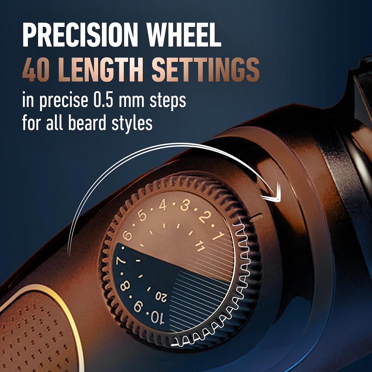 Recortadora de Barba Inalámbrica King C. Gillette 3 Peines