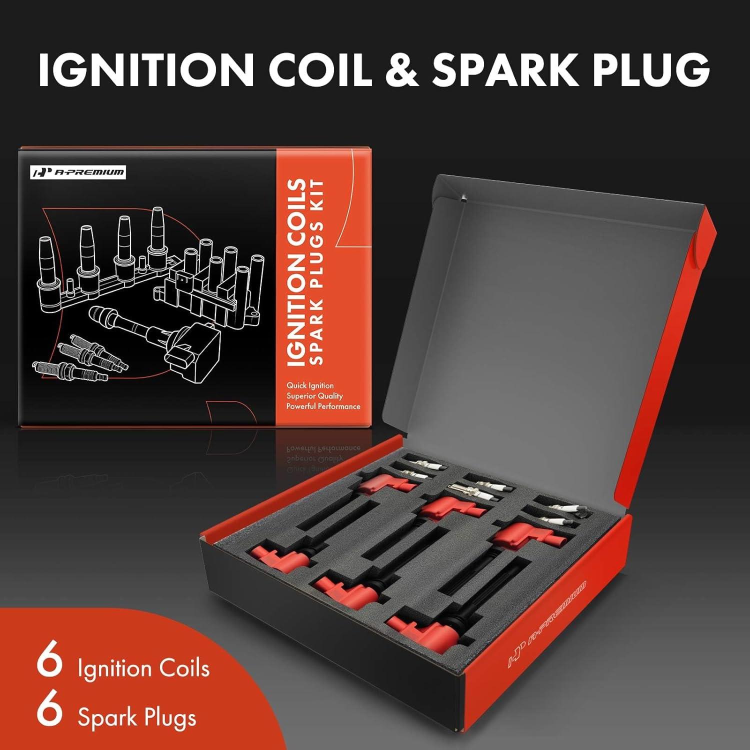 Conjunto A-Premium de 12 Bobinas de Encendido y Bujías Iridio