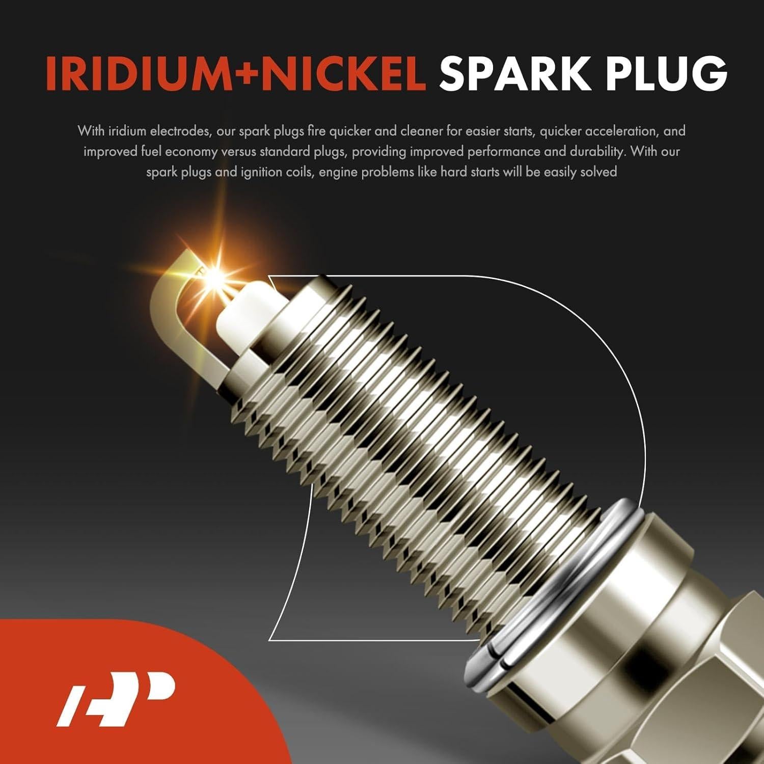 Conjunto A-Premium de 12 Bobinas de Encendido y Bujías Iridio