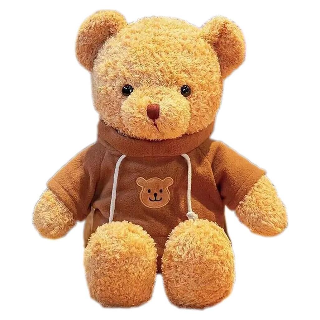 Oso de Peluche YUKOUQIAN 30 cm Marrón Suave para Niños