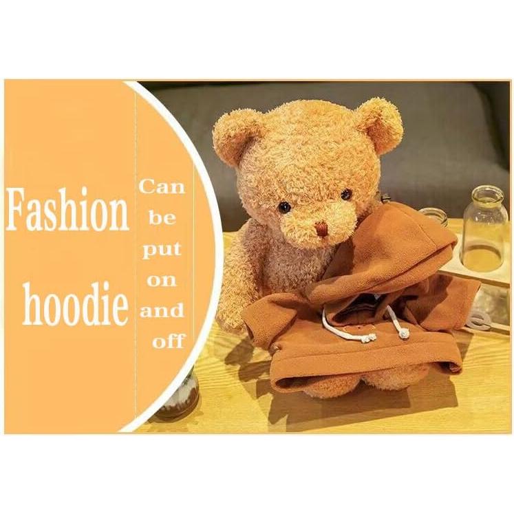 Oso de Peluche YUKOUQIAN 30 cm Marrón Suave para Niños