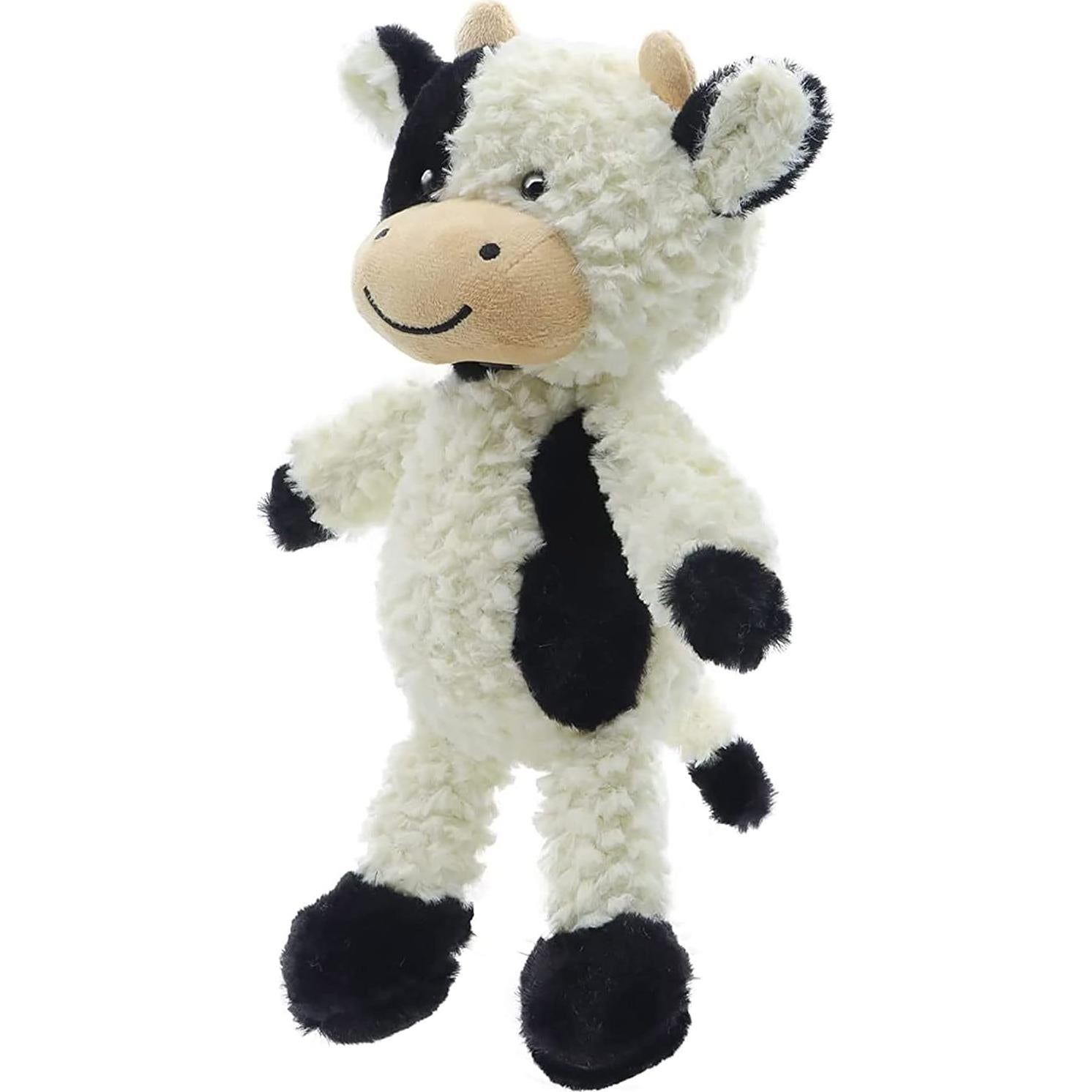 Juguete de peluche de vaca YUKOUQIAN 30 cm suave para niños