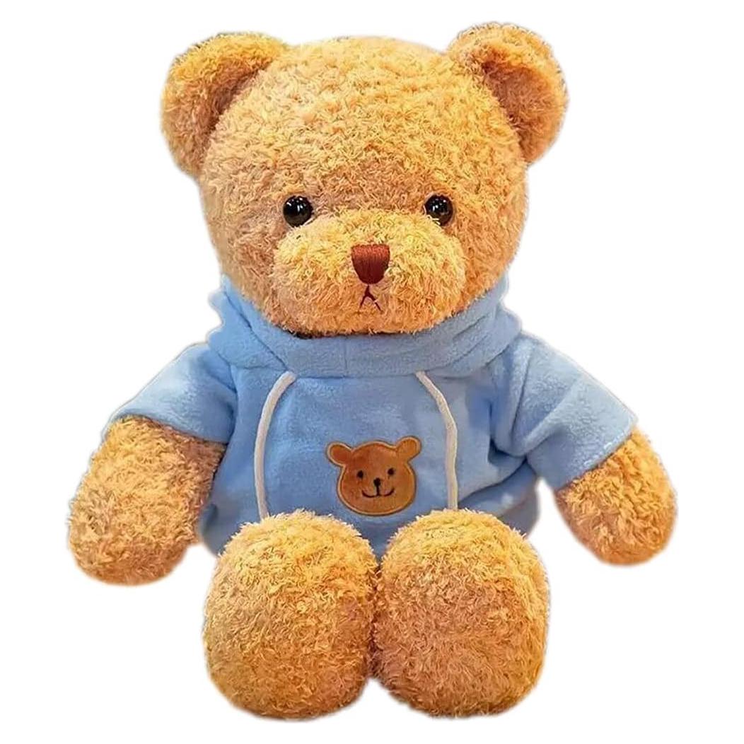 Oso de Peluche YUKOUQIAN Azul 30 cm Suave para Niños