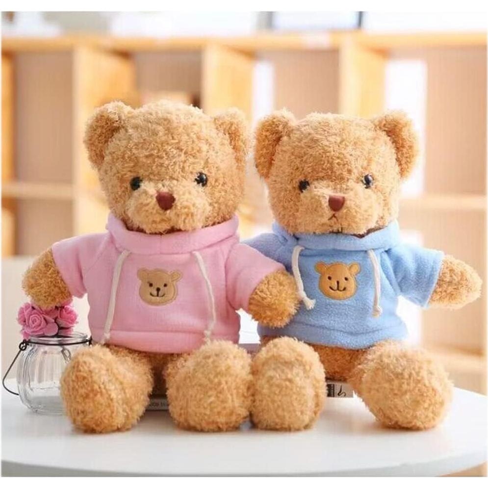 Oso de Peluche YUKOUQIAN Azul 30 cm Suave para Niños