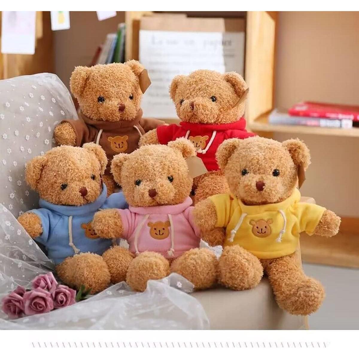 Oso de Peluche YUKOUQIAN Azul 30 cm Suave para Niños