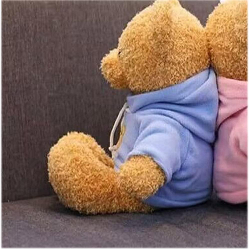 Oso de Peluche YUKOUQIAN Azul 30 cm Suave para Niños