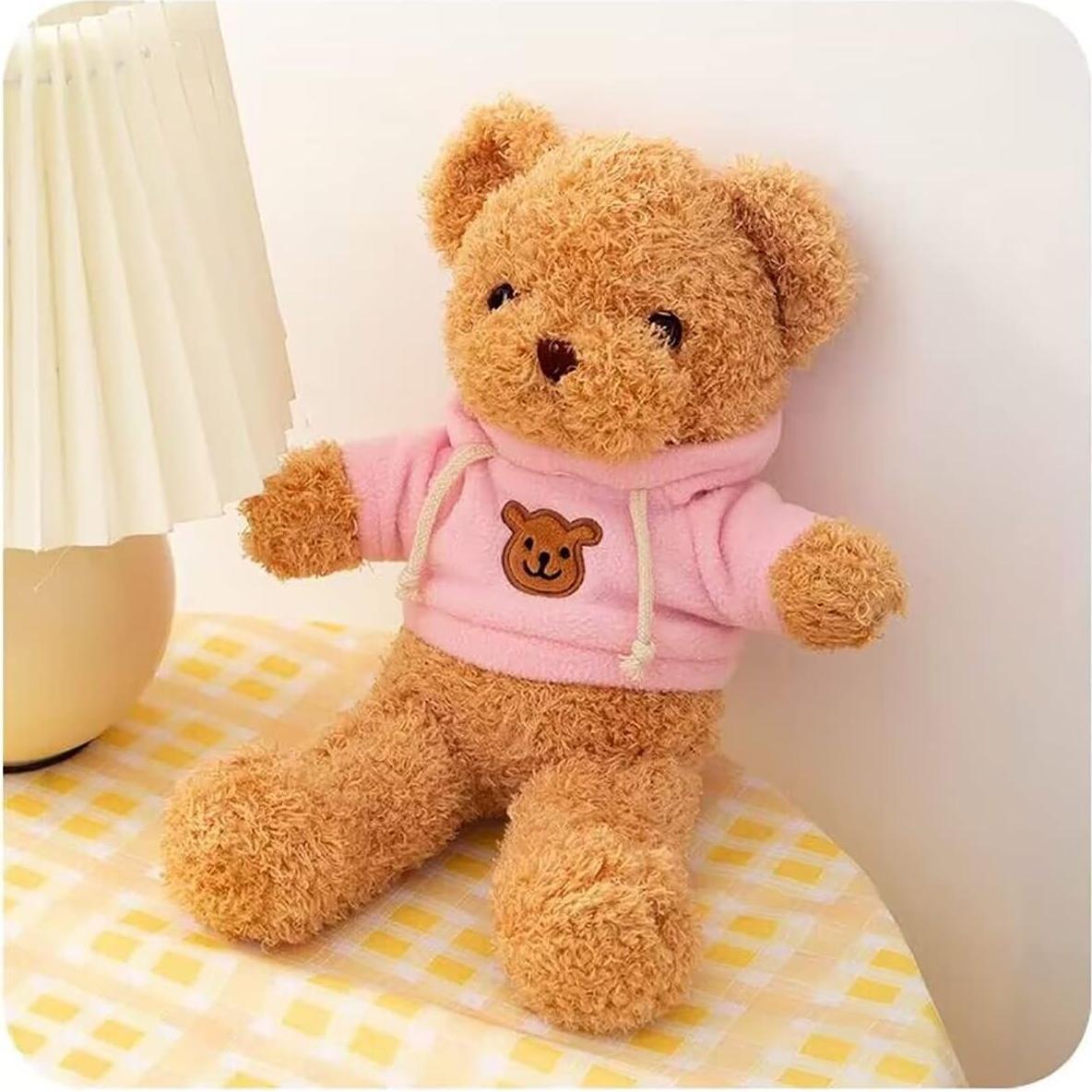 Oso de Peluche Rosa YUKOUQIAN 30 cm Suave para Niños